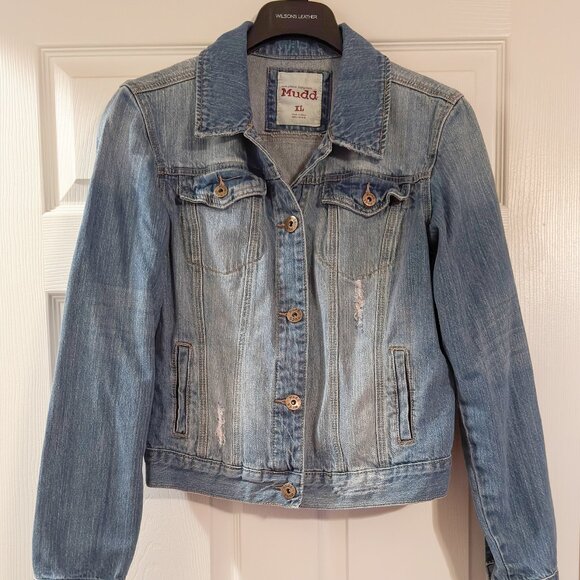 Mudd Juniors XL 100% Cotton Denim Jacket - Picture 1 of 7